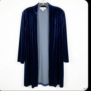 Vintage Ronnie Nicole Velvet Midnight Blue Set